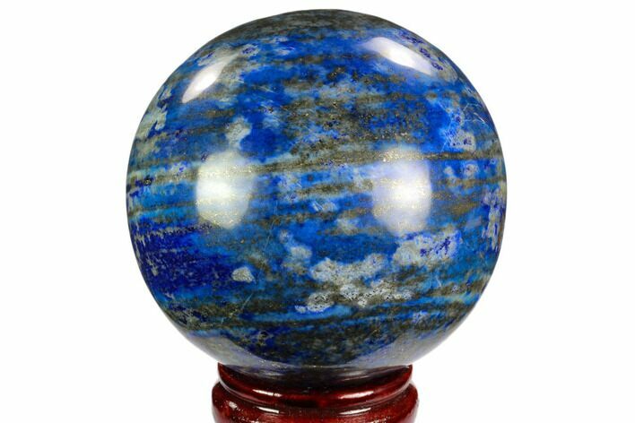 Polished Lapis Lazuli Sphere - Pakistan #123440